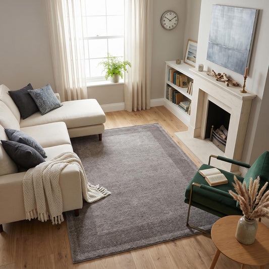Ephesus Modern Grey Rugs | 7437G
