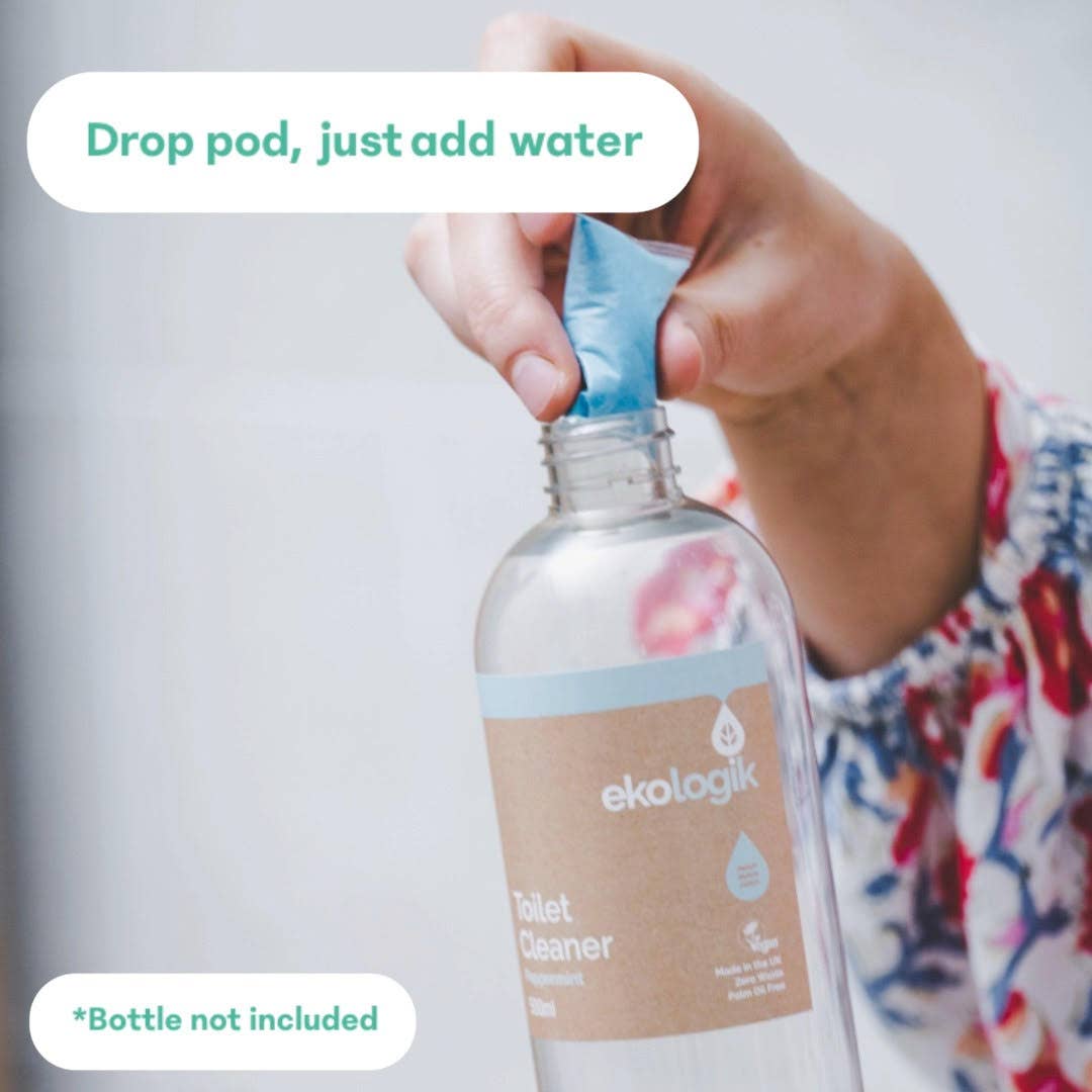 Ekologik Plastic-Free Toilet Cleaner Pods | Thickened Descaler Refills