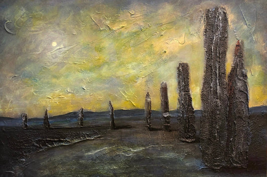 An Ethereal Ring Of Brodgar | Statement Interior Wall Art from Scotland