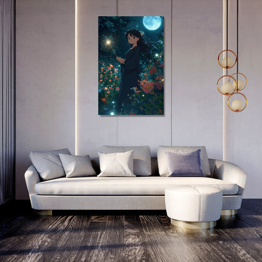 Moonlit Sorceress Canvas