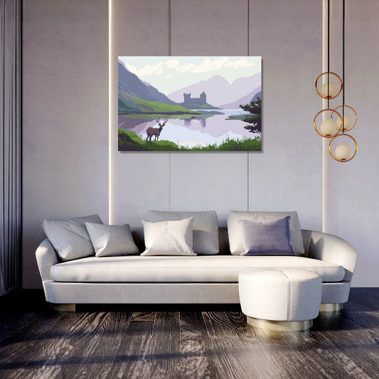 Highland Stag Canvas