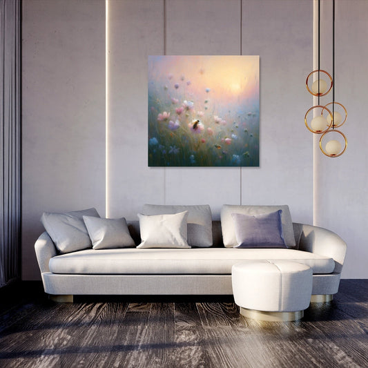 Whispers of the Meadow Bee Canvas