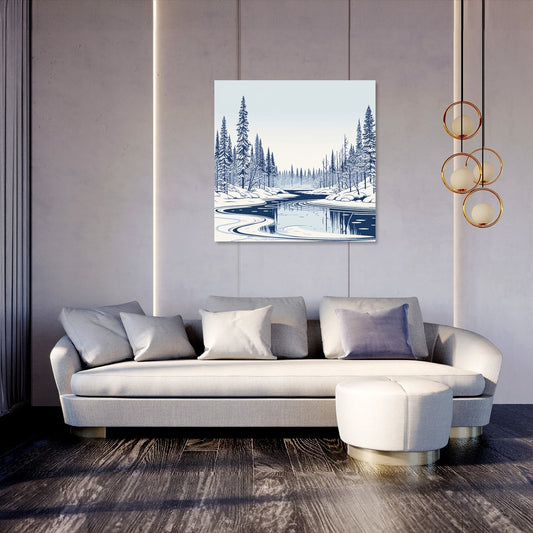 Lapland Winter Serenity Canvas