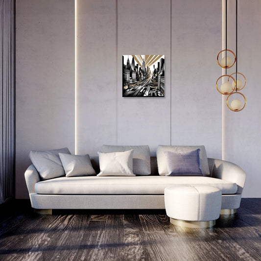 City Pulse: Urban Rhythms Canvas
