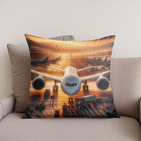 Sunrise Flight Beginnings Cotton Cushion