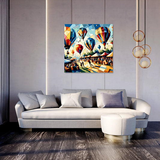 Festival of Shapes Canvas