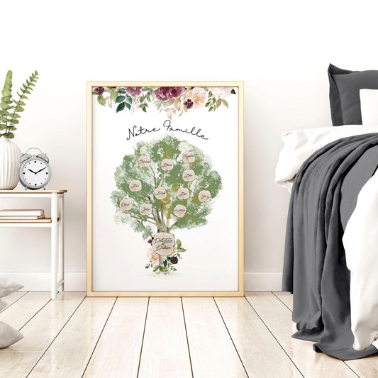 Family Tree Gift | wall art print