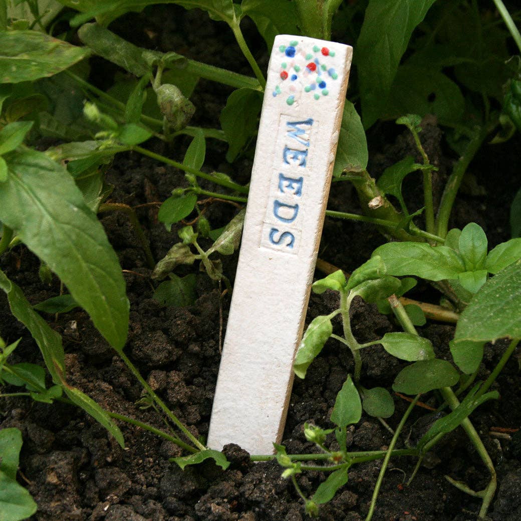 Juliet Reeves The Bad Gardener's Ceramic Markers