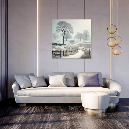 Winter Countryside Canvas