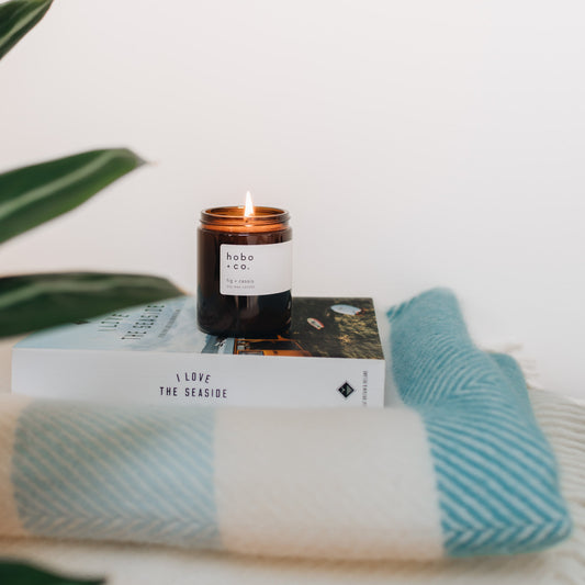 Glass Jar Fig and Cassis Candle