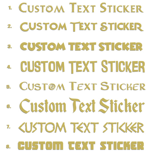 Famous Movie Fonts Iron On HTV Transfer