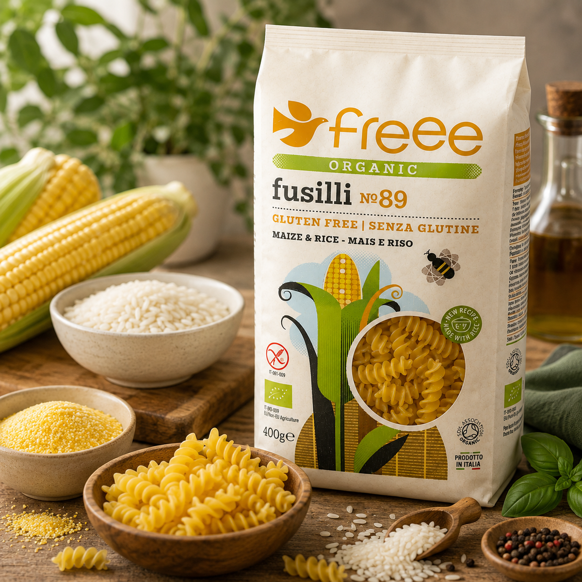 Freee Gluten Free Organic Maize & Rice Fusilli
