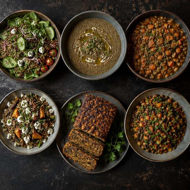 Infinity Foods Bulk Organic French Type Lentils
