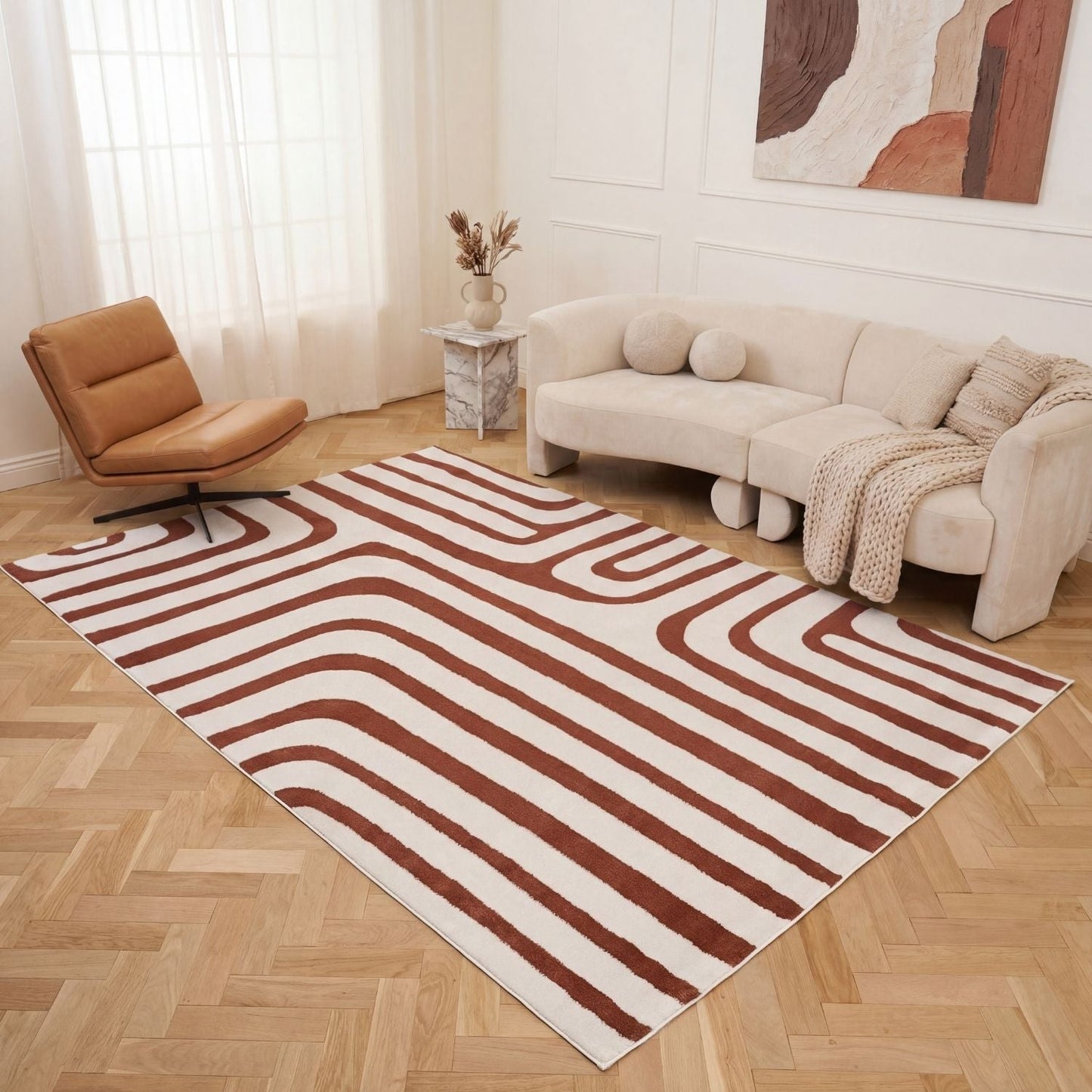 Loft Geometric Terra Rug