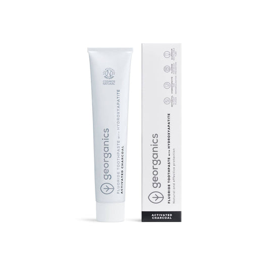 Georganics Next Generation Toothpaste with Hydroxyapatite – Activated Charcoal