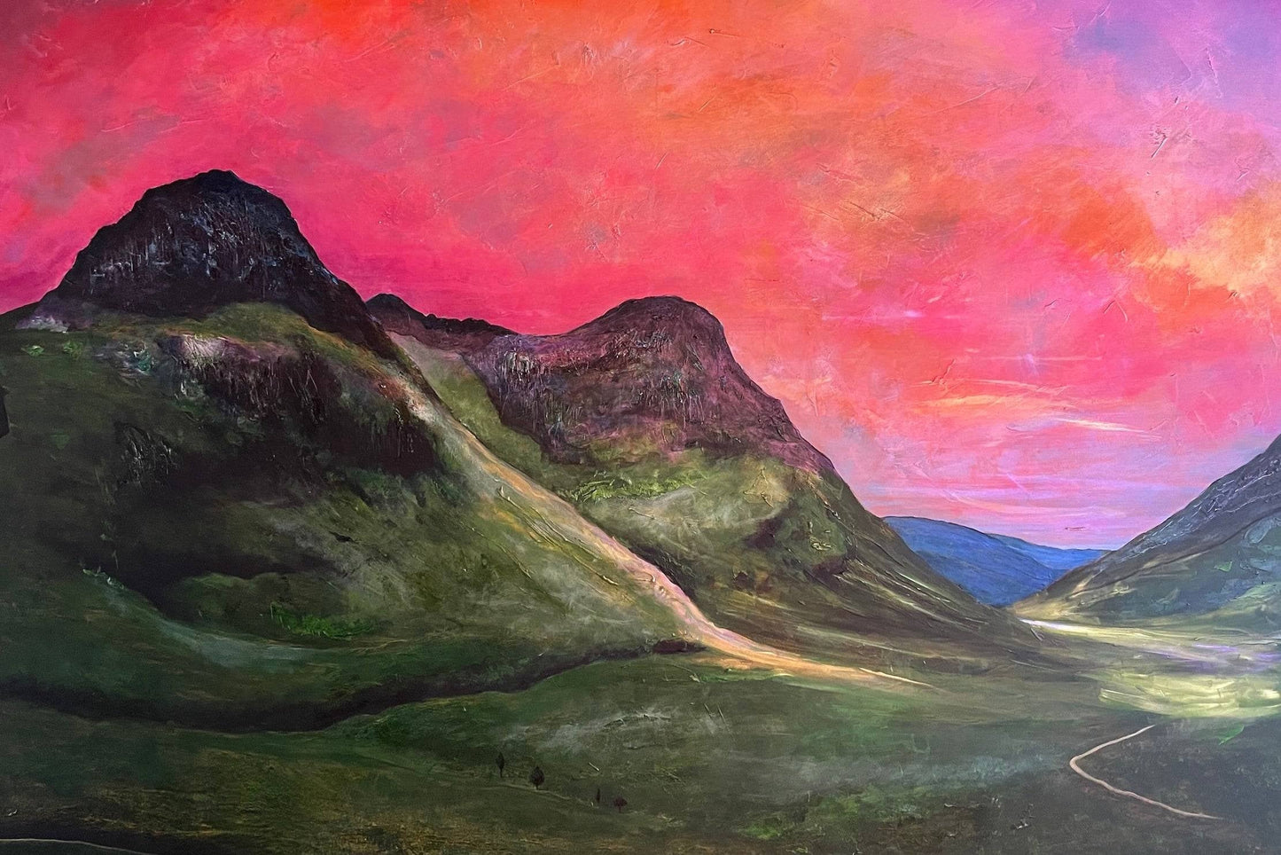 Glencoe Dusk | Statement Interior Wall Art from Scotland