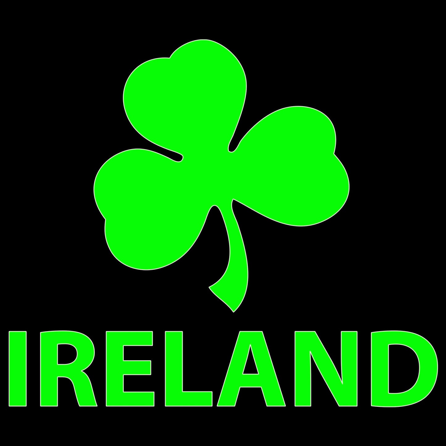 Shamrock Ireland Sticker