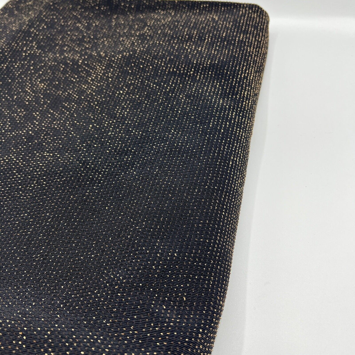 Gold Thread Detail Lurex Sparkle Metallic Stretch Knit Fabric
