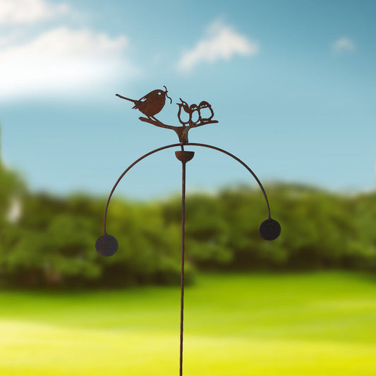 PoppyForge Birds Feeding Wind Rocker Double