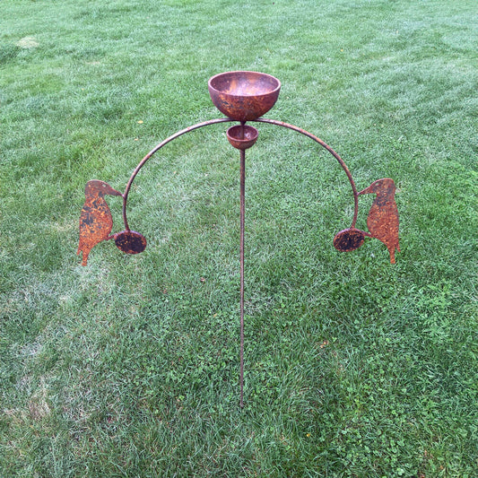 PoppyForge Bird Feeder Wind Rocker Double