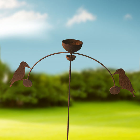 PoppyForge Bird Feeder Wind Rocker Double