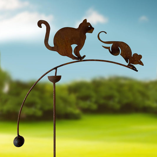 PoppyForge Cat & Mouse Wind Rocker Single