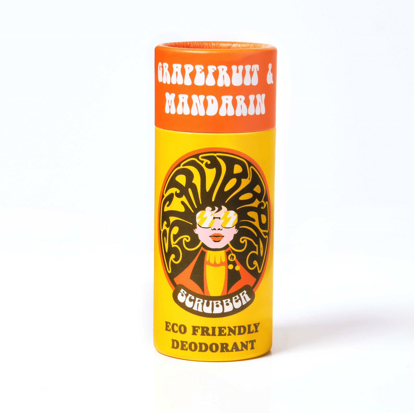 Grapefruit & Mandarin Roll On Eco Friendly Deodorant, Plastic Free Extra Sensitive Anti Perspirant