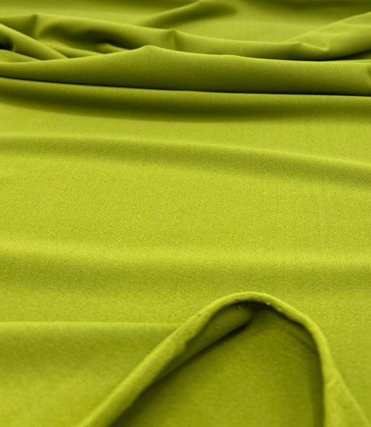 Green Stretch Jersey 220GSM 4 Way Stretch Fabric