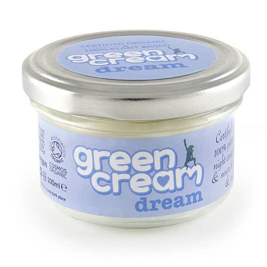Green Cream Dream COSMOS Organic Night Cream for Face & Neck