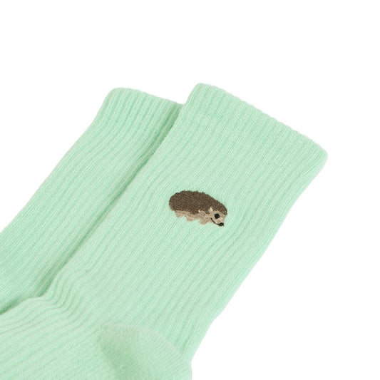 Save the Hedgehog Ribbed Bamboo Socks