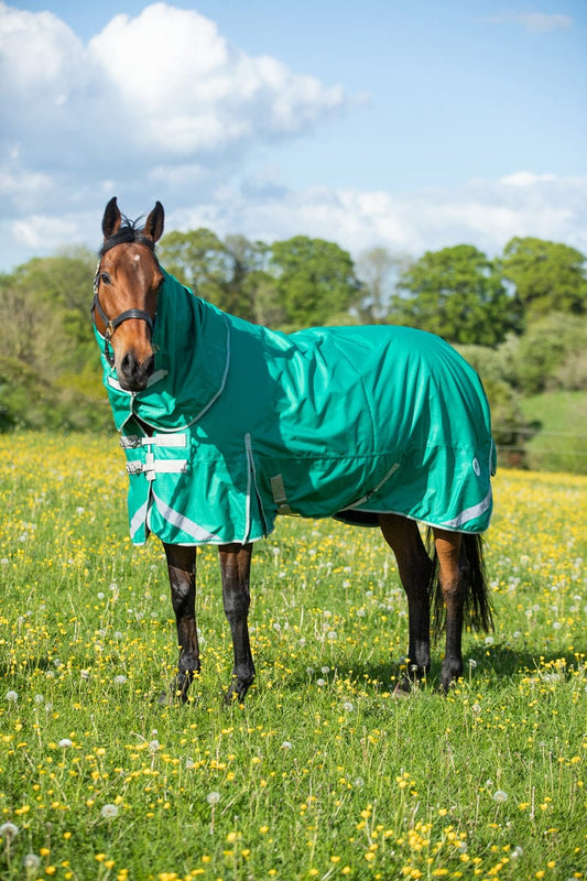200G Detachable Neck Turnout Rug - Green