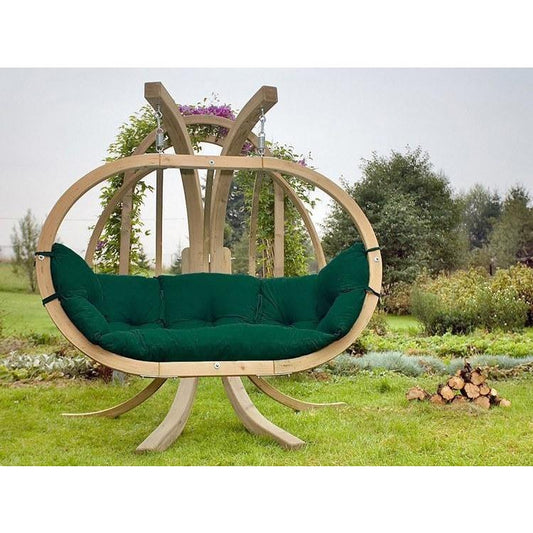 Globo Royal Verde Double Seater Hanging Egg Chair
