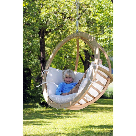 Globo Single Natura Hanging Egg Chair