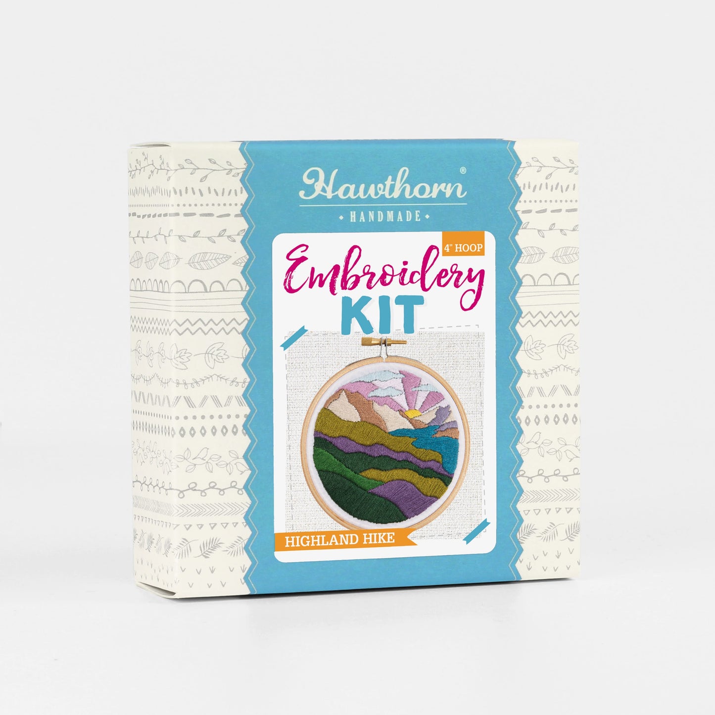 Highland Hike Landscape Mini Embroidery Kit for Beginners