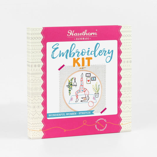 Stretch - Yoga Embroidery Kit for Beginners