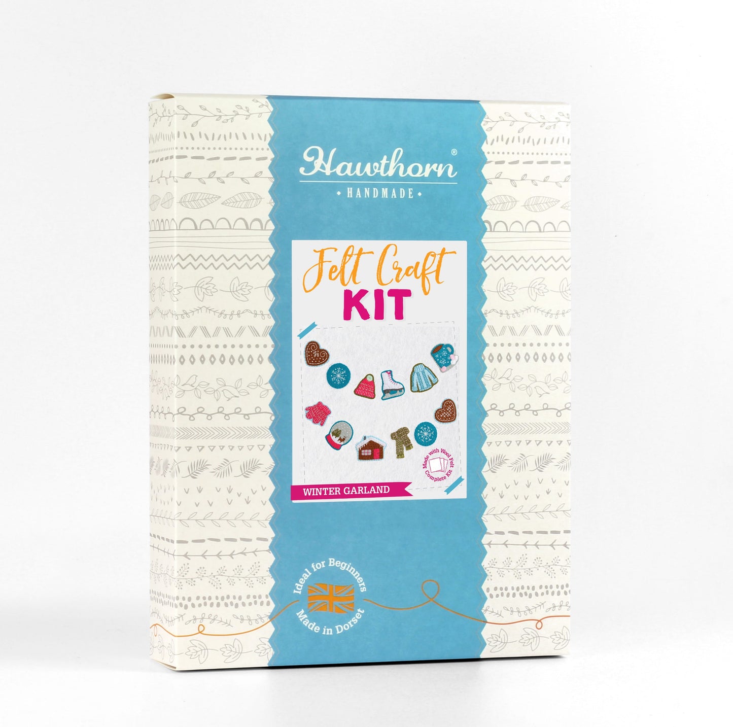 Winter Garland Felt Craft Kit for Beginners