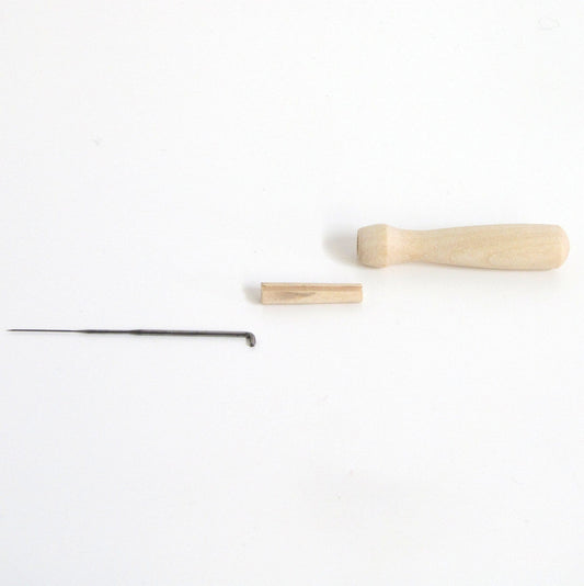 Wooden Felting Needle Holder