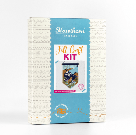 Woodland Pennant Felt Craft Kit for Beginners
