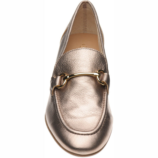 Herring Scarlette ladies rubber-soled loafers in gold