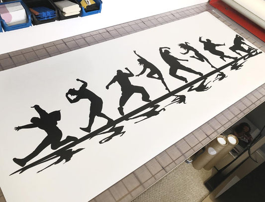 Street Dance Wall Sticker – Bedroom or Studio Dance Room Decor