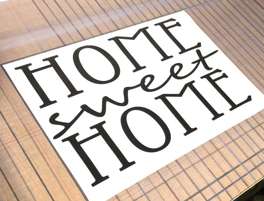 Home Sweet Home Wall Sticker – Home Decor for Living Room or Hallway