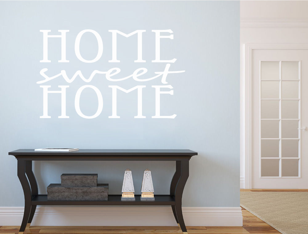 Home Sweet Home Wall Sticker – Home Decor for Living Room or Hallway