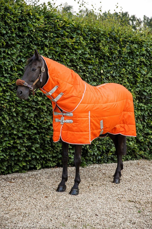 100g Stable Rug With Detachable Neck - Orange