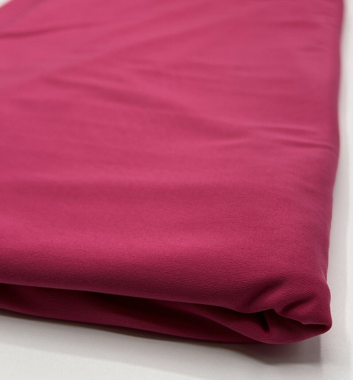 Hot Pink Plain Shiny Soft Touch Slinky 4 Way Stretch Fabric