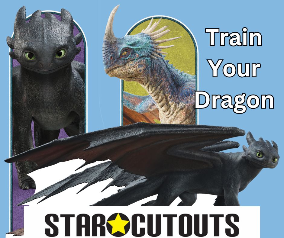 SC4836 Deadly Nadder Sailboard How To Train Your Dragon Live Action Cardboard Cut Out Height 191cm