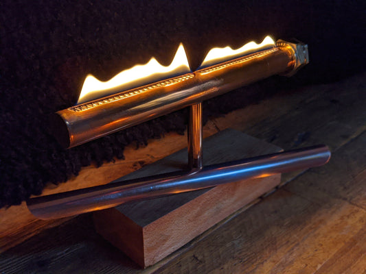 Outdoor table top oil burner