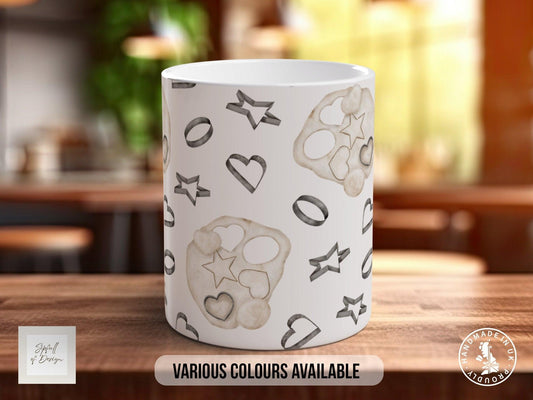 Baking Pattern Mug – Design F (Full Wrap)