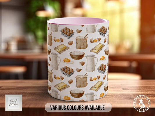 Baking Pattern Mug – Design A (Full Wrap)