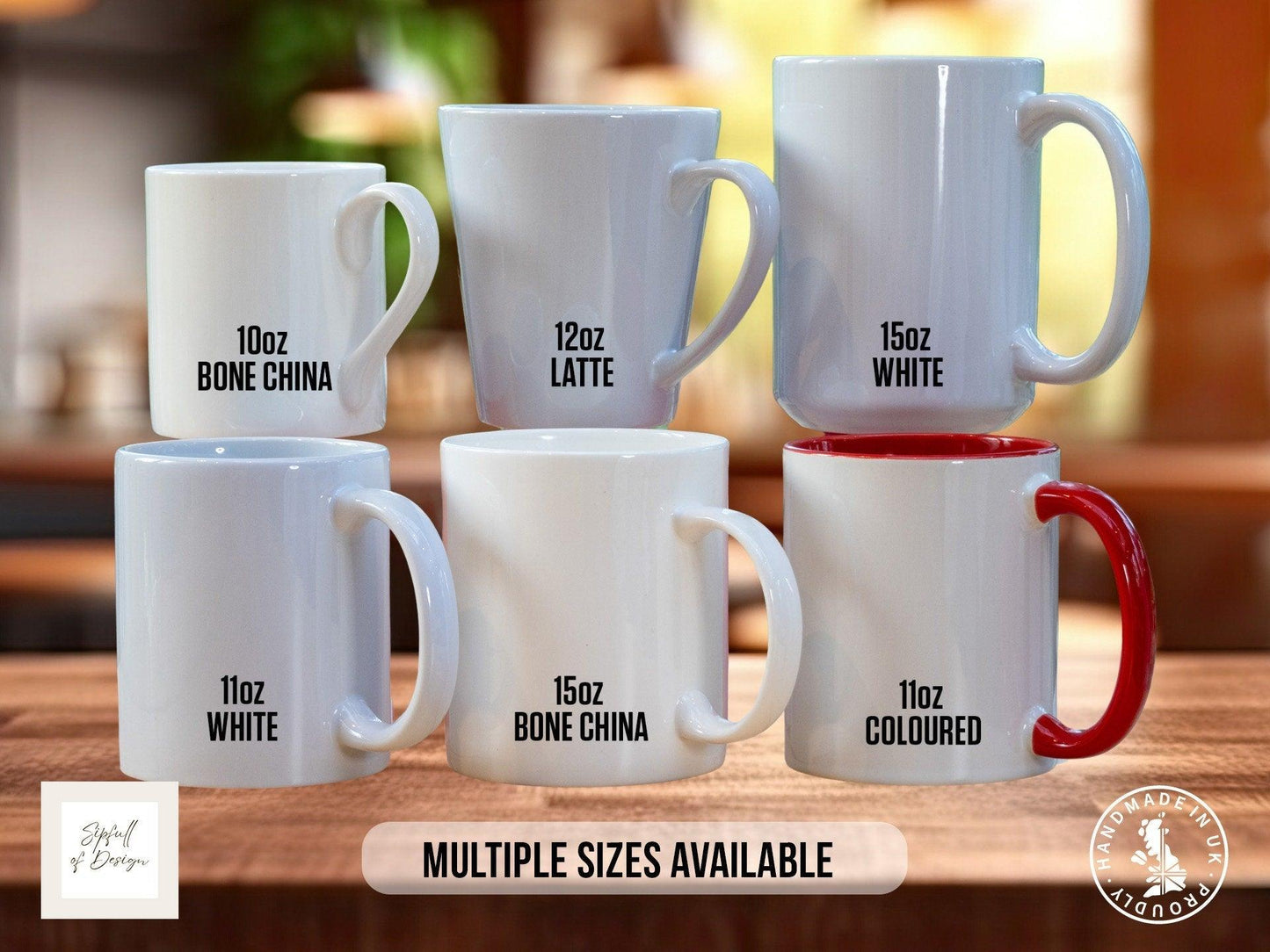 Baking Pattern Mug – Design H (Full Wrap)