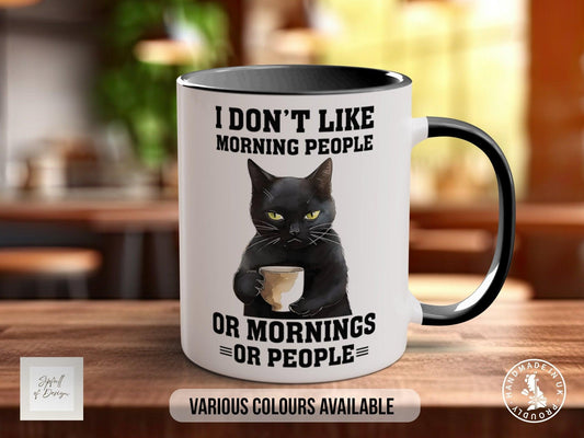 Funny Morning Mug – Humorous Coffee Mug With Colourful Design & Dishwasher Safe